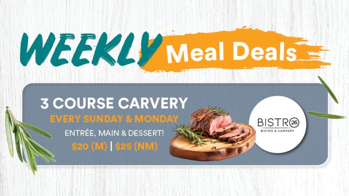 3 Course Carvery