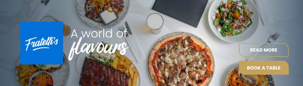 Close up of a pizza viewed from above